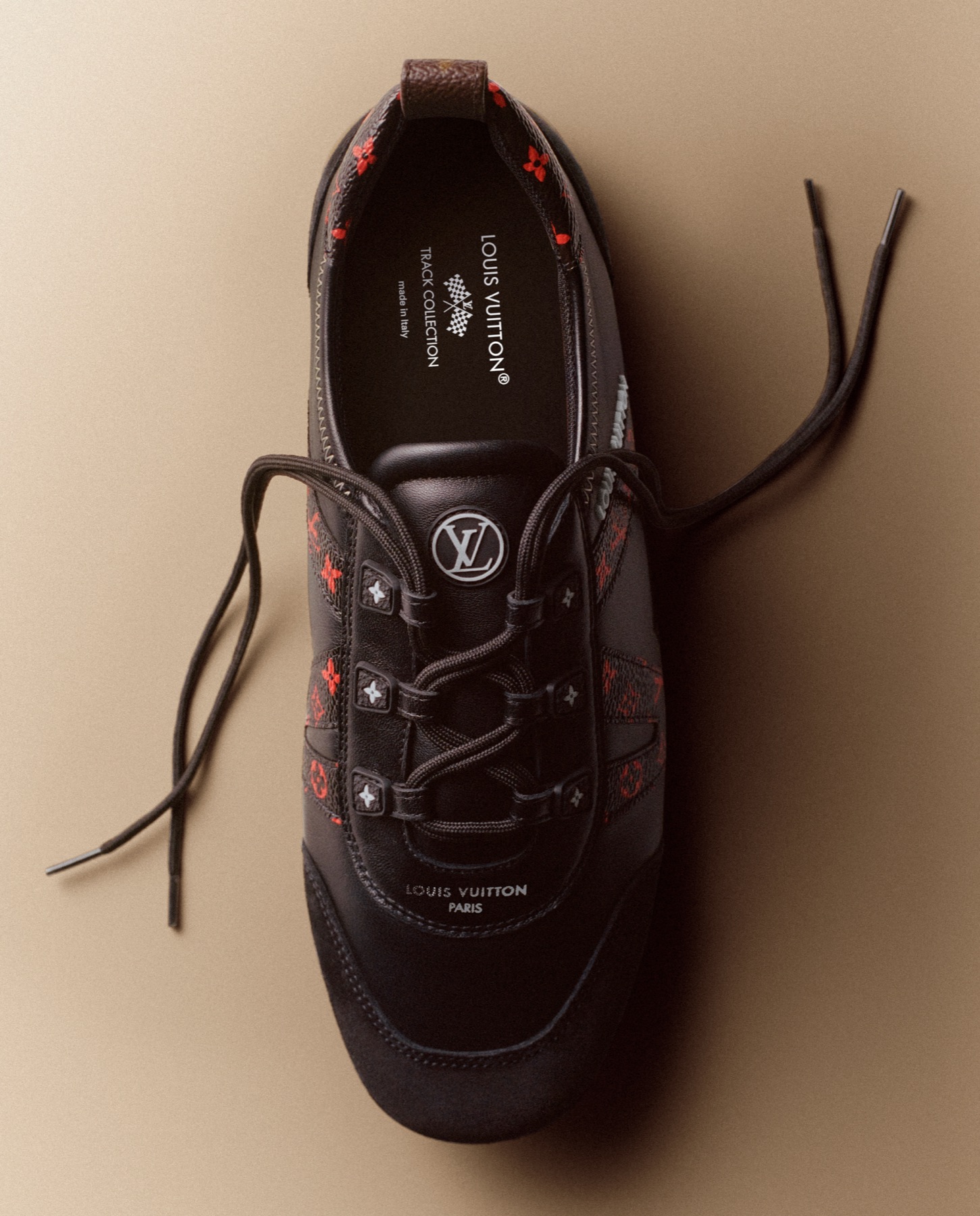 Luxury product and accessories campaign photographed in Monaco for Louis Vuitton Formula 1. Image 10 of 14.