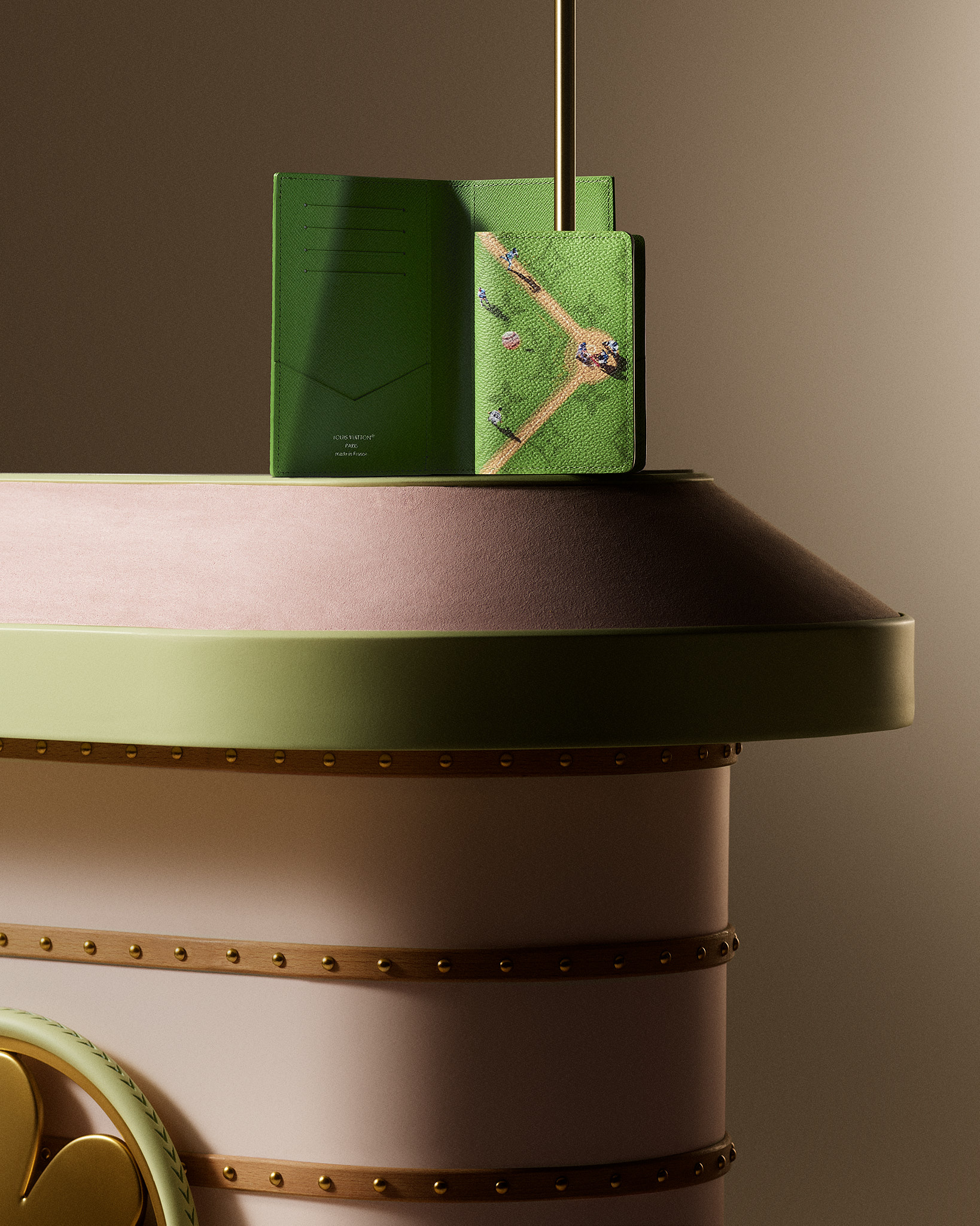 Luxury accessories and beauty still-life campaign photographed for Louis Vuitton Super Lucky Day 2. Image 7 of 11.