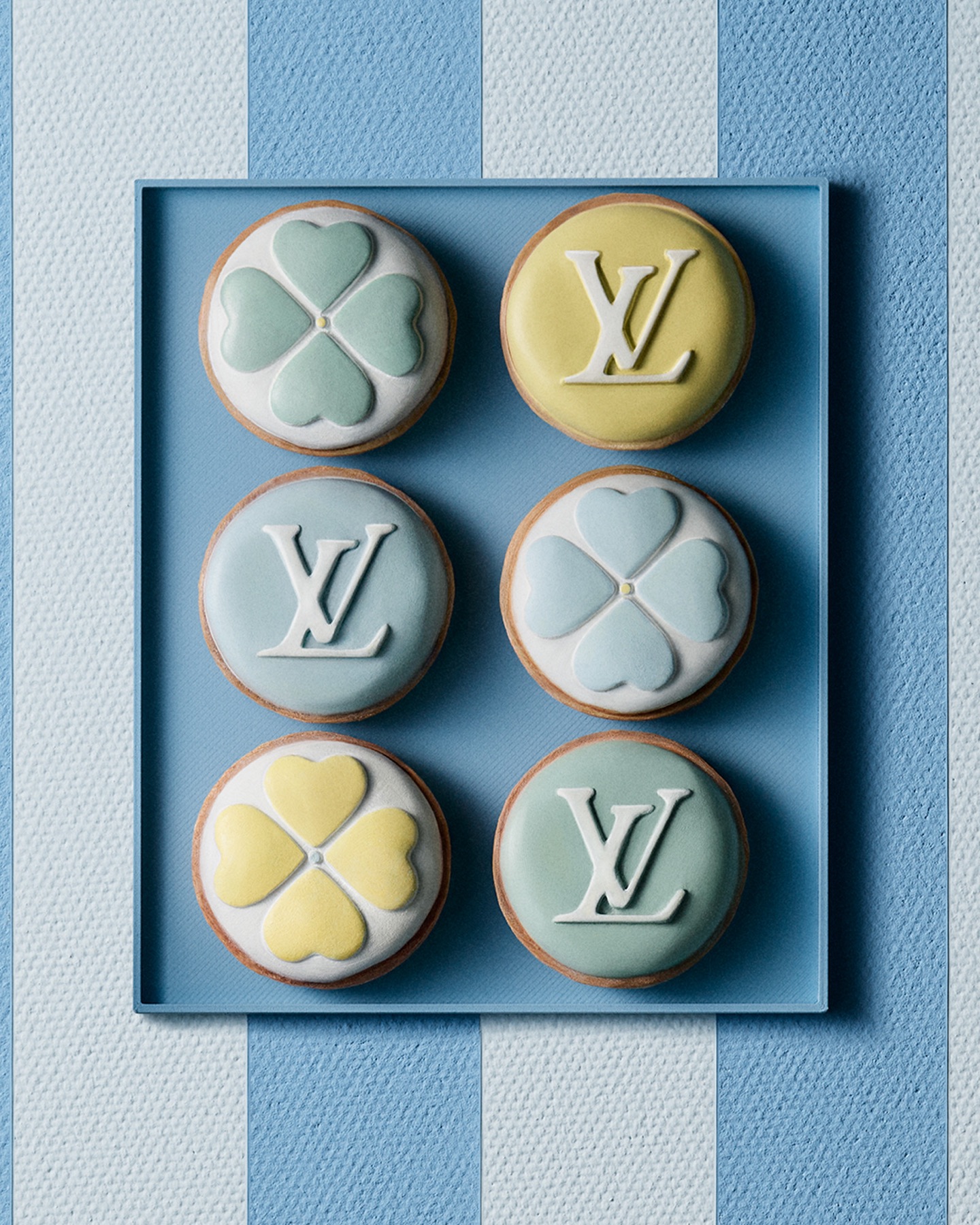 Luxury accessories and beauty still-life campaign photographed for Louis Vuitton Super Lucky Day. Image 8 of 11.